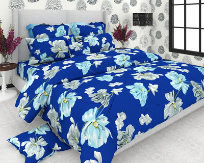 50% OFF on Divine Closet Cotton Floral Double Bedsheet