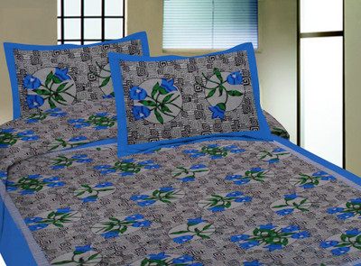 80% OFF on Lali Prints Cotton Printed Single Bedsheet