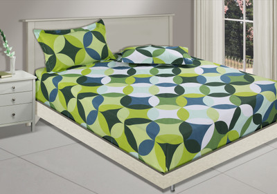 14% OFF on Zyne Cotton Abstract Double Bedsheet