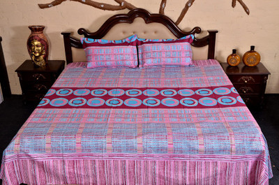 56% OFF on Urban Style Cotton Printed Double Bedsheet 1 Double Bedsheet, 2 Pillow Cover, Multicolor
