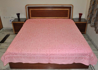 50% OFF on Lal Haveli Cotton Abstract Double Bedsheet