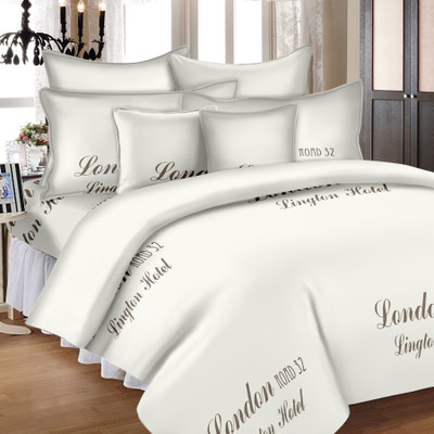 60% OFF on Ahmedabad Cotton Cotton Solid Single Bedsheet 1 Single Bedsheet, 1 Pillow Cover, White