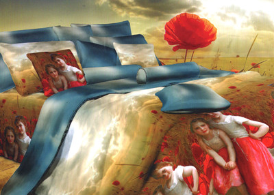 20% OFF on Skilin Polycotton Printed Single Bedsheet