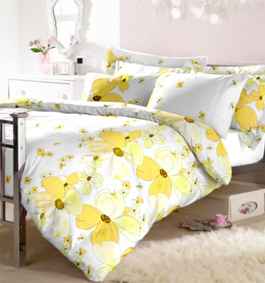 30% OFF on Raymond Cotton Printed Double Bedsheet 1 Bedsheet, 2 Pillow Covers, Yellow 30% OFF on Raymond Cotton Printed Double Bedsheet 1 Bedsheet, 2 Pillow Covers, Yellow