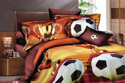 54% OFF on Elegance Polycotton Printed Double Bedsheet