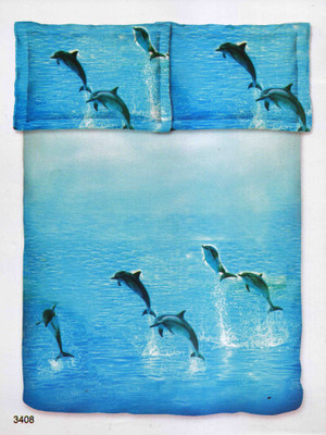 6% OFF on Bombay Dyeing Cotton Animal Double Bedsheet