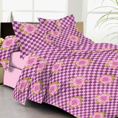 61% OFF on Lali Prints Cotton Floral Double Bedsheet 1 Bedsheet, 2 Pillow Covers, Purple 61% OFF on Lali Prints Cotton Floral Double Bedsheet 1 Bedsheet, 2 Pillow Covers, Purple
