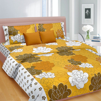 37% OFF on Cortina Cotton Floral Double Bedsheet 1 Double Bed Sheet, 2 Pillow Covers, Multicolour 37% OFF on Cortina Cotton Floral Double Bedsheet 1 Double Bed Sheet, 2 Pillow Covers, Multicolour