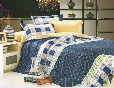 24% OFF on Skap Cotton Abstract Double Bedsheet