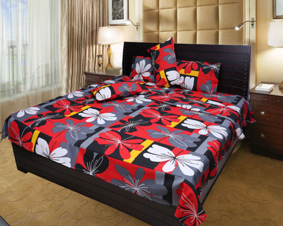 71% OFF on Elegance Cotton Floral Double Bedsheet 71% OFF on Elegance Cotton Floral Double Bedsheet