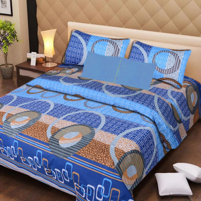 45% OFF on IWS Polycotton Printed Double Bedsheet 1 Bedsheet, 2 Pillow Covers, Multicolor 45% OFF on IWS Polycotton Printed Double Bedsheet 1 Bedsheet, 2 Pillow Covers, Multicolor