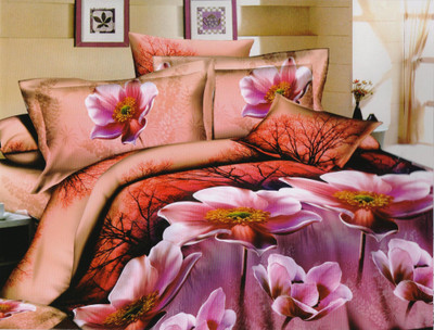 42% OFF on Gran Polycotton Abstract Double Bedsheet