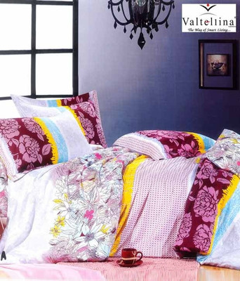 81% OFF on Valtellina Cotton Floral Single Bedsheet 1 Single Bed Sheet, 1 Pillow Covers, Purple 81% OFF on Valtellina Cotton Floral Single Bedsheet 1 Single Bed Sheet, 1 Pillow Covers, Purple