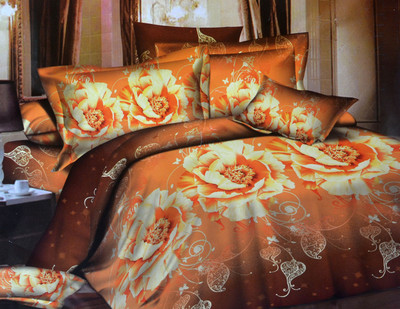 61% OFF on Onze Polycotton Abstract Queen sized Double Bedsheet