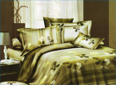 32% OFF on Skap Cotton Floral Double Bedsheet