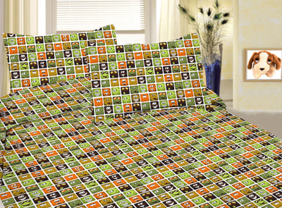 56% OFF on Lali Prints Cotton Printed Single Bedsheet 1 Bedsheet, Multicolor