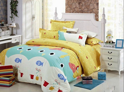 54% OFF on By Vikon's Cotton Printed Double King Bedsheet