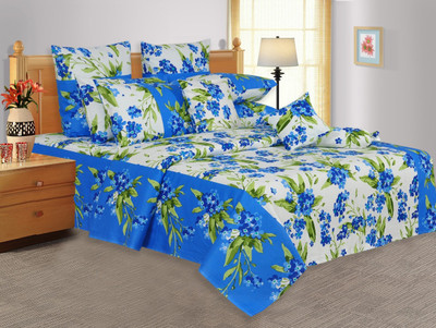 50% OFF on Salona Bichona Cotton Floral Double Bedsheet 1 Double Bedsheet, 2 Pillow covers, Green 50% OFF on Salona Bichona Cotton Floral Double Bedsheet 1 Double Bedsheet, 2 Pillow covers, Green