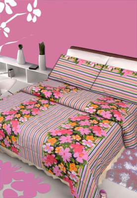 59% OFF on IWS Polycotton Printed Double Bedsheet 1 Double Bedsheet, 2 Pillow cover, Multicolor 59% OFF on IWS Polycotton Printed Double Bedsheet 1 Double Bedsheet, 2 Pillow cover, Multicolor