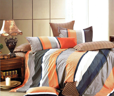 42% OFF on Rago Cotton Striped Double Bedsheet