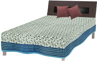 64% OFF on Buy Clues Cotton Paisley Single Bedsheet