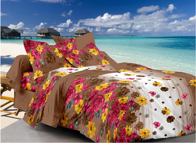 20% OFF on Fabutex Floral Double Bedsheet