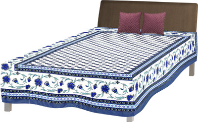 72% OFF on Shop Rajasthan Cotton Floral Single Bedsheet