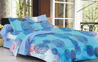 39% OFF on Swapnil Cotton Graphic Double Bedsheet