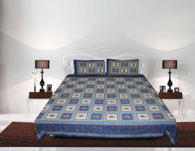 43% OFF on Shopping Rajasthan Cotton Printed Double Bedsheet