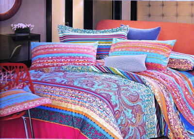 55% OFF on KKK Cotton Printed Double Bedsheet