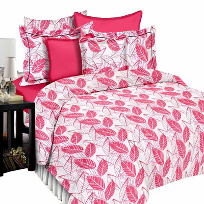 11% OFF on Shop Avenue Cotton Printed Queen Bedsheet