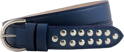 Honey Badger Women Casual Blue Artificial Leather Belt Blue-34