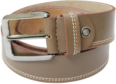 61% OFF on Midas Men Formal Brown Genuine Leather Belt Brown