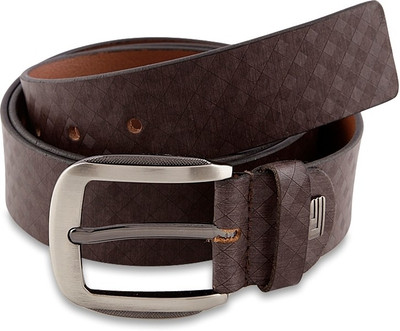 Aditi Wasan Men Formal Brown Genuine Leather Belt Brown