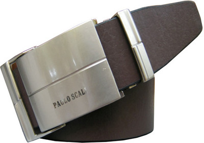 58% OFF on Winsome Deal Men Formal Brown, Black Genuine Leather Reversible Belt Black and Brown