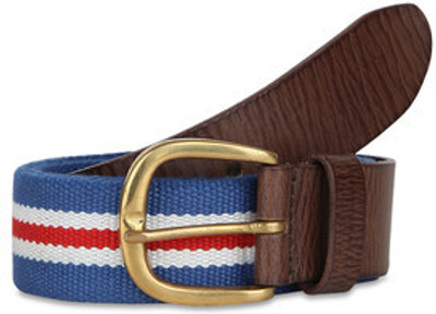 40% OFF on Paradigm Design Lab Men Casual Multicolor Genuine Leather Belt Red