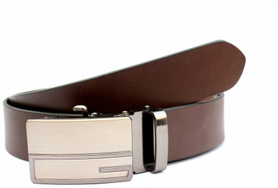 54% OFF on Tops Men Formal Brown Genuine Leather Belt Brown