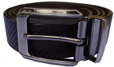 88% OFF on MMS Men Semi-formal Black Synthetic Belt Black