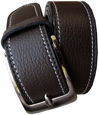 65% OFF on Winsome Deal Men Formal Brown Artificial Leather Belt Brown
