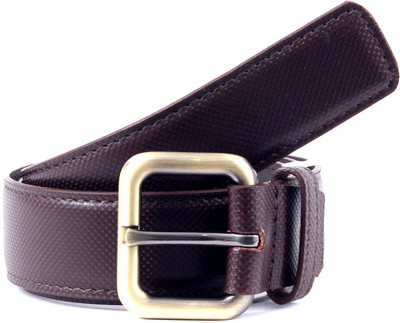 37% OFF on Pacific Gold Men Formal, Casual Brown Artificial Leather Belt Brown