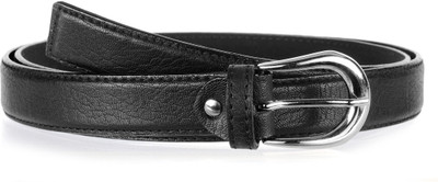 60% OFF on Allura Women Evening/Party, Casual, Semi-formal Black Synthetic Belt Black