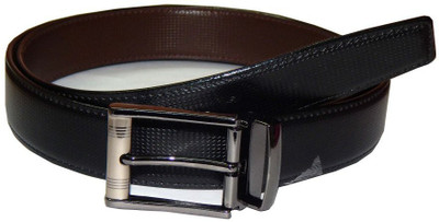 39% OFF on Navaksha Men Formal Black Artificial Leather Reversible Belt Black 39% OFF on Navaksha Men Formal Black Artificial Leather Reversible Belt Black