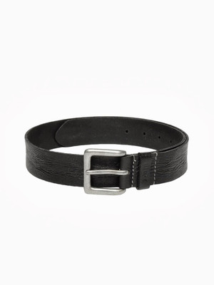 Fume Men Casual Black Genuine Leather Belt Black Fume Men Casual Black Genuine Leather Belt Black