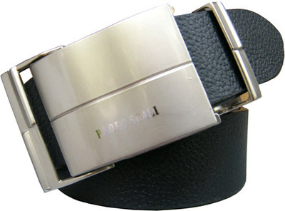 50% OFF on Winsome Deal Men Formal Brown, Black Genuine Leather Reversible Belt Black and Brown