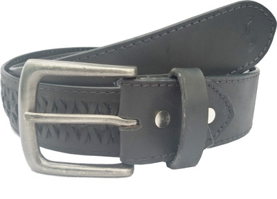 40% OFF on Sizzlers Men Casual Black Genuine Leather Belt Black