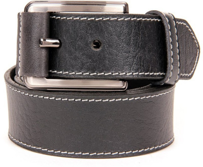 23% OFF on Walletsnbags Boys, Men Casual Black Genuine Leather, Genuine Leather Belt BLACK- B 46
