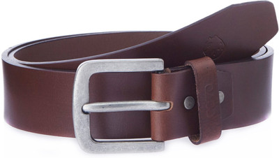 60% OFF on Covo Men Casual Brown Genuine Leather Belt Brown