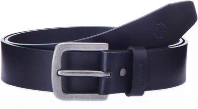 60% OFF on Covo Men Casual Black Genuine Leather Belt Black