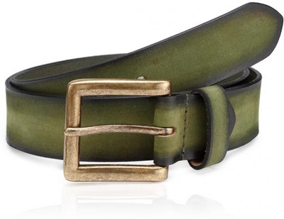 75% OFF on Buckle Up Men Casual Green Genuine Leather Belt Green 75% OFF on Buckle Up Men Casual Green Genuine Leather Belt Green