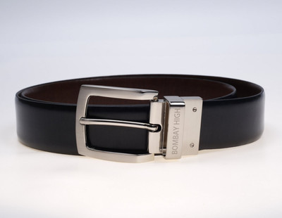 50% OFF on Bombay High Men Formal Brown Genuine Leather Reversible Belt BRN